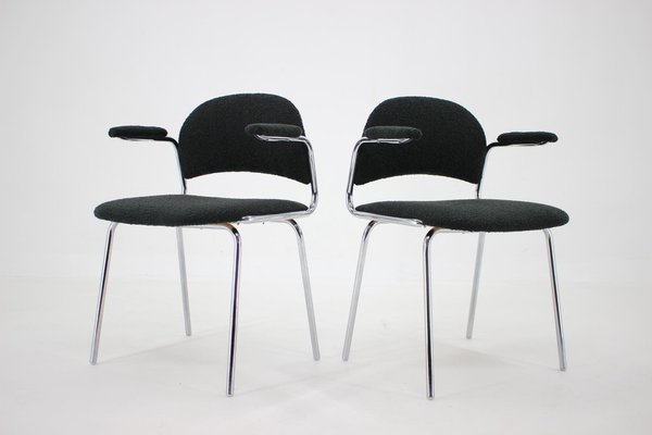 Tubular Armchairs, Czechoslovakia, 1970s, Set of 2-TZ-1175502