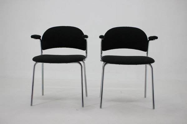 Tubular Armchairs, Czechoslovakia, 1970s, Set of 2-TZ-1175502