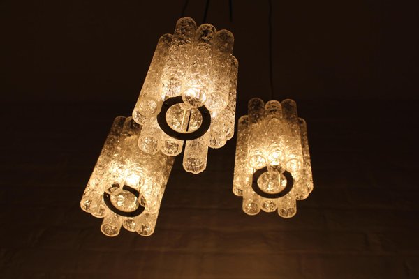 Tubular Blown Glass Suspension Lamp-OWS-982008