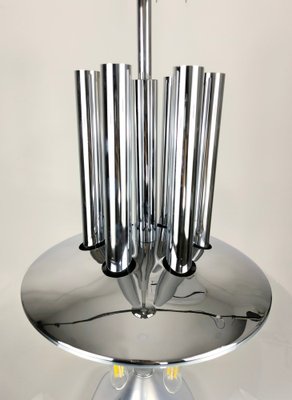 Tubular Chandelier attributed to Mazzega, 1960s-WIF-1752371