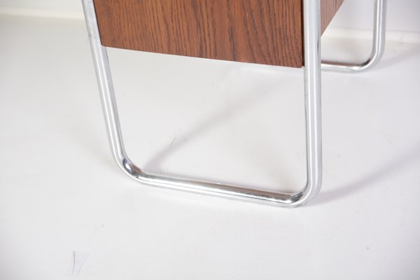 Tubular Chrome Table or Desk from Kovona, 1950s-ALG-920076