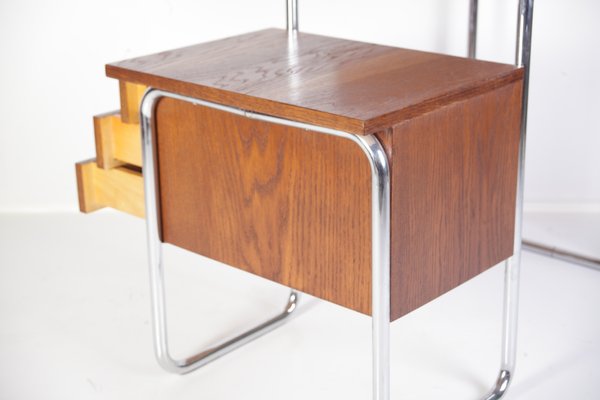 Tubular Chrome Table or Desk from Kovona, 1950s-ALG-920076