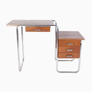 Tubular Chrome Table or Desk from Kovona, 1950s-ALG-920076