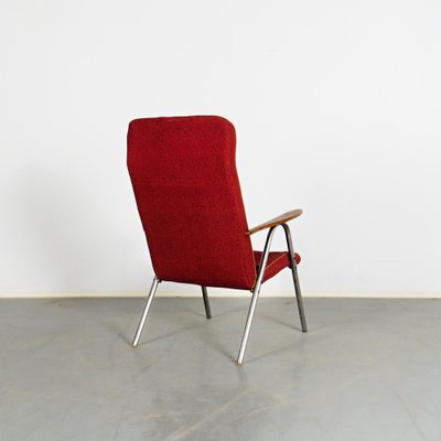 Tubular Lounge Chair in Leatherette-JUN-1342239