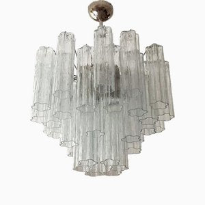 Tubular Murano Glass Chandelier of Medium Size-ARN-933506