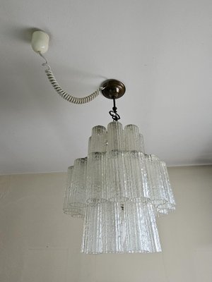 Tubular Murano Glass Chandelier, Venice, 1970s-ZUW-1799515