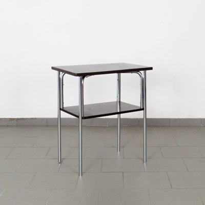 Tubular Side Table in Chrome-JUN-1789973