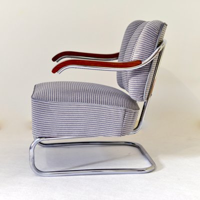 Tubular Steel Cantilever Chair-KGI-1364004