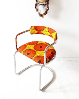 Tubular Steel Lounge Chair, 1970s-OXJ-1189496