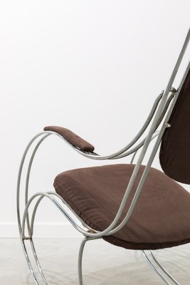 Tubular Steel Rocking Chair, 1960s-UJE-708364