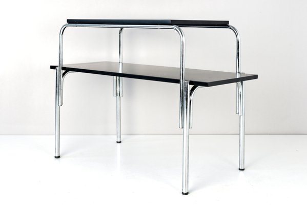 Tubular Steel Side Table, France, 1950s-LOB-882549