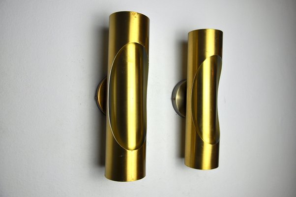 Tubular Wall Lights from Raak, 1970, Set of 2-EJE-1174594