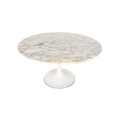 Tulip Marble Stone Dining Table by Eero Saarinen for Knoll Inc. / Knoll International-RQW-2040617