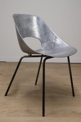 Tulipe Model Aluminum Chair by Pierre Guariche, 1960-IZV-2035394