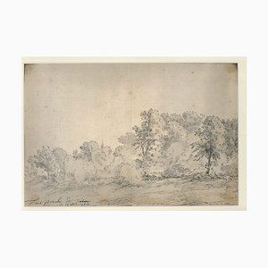 Turin Countryside - Original Ink and Watercolor by Jan Pieter Verdussen - 1744 1744-ZCI-756967