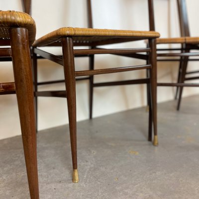 Turin School Chairs, 1950s, Set of 4-DX-1774038