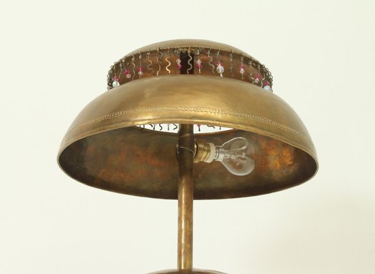 Turkish Brass Table Lamp, 1950s-UB-1797278