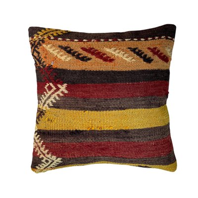 Turkish Kilim Cushion Cover-AIV-1173933