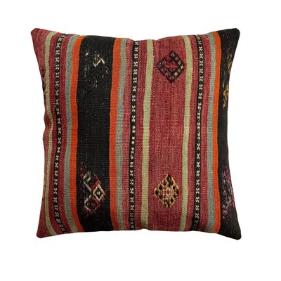 Turkish Kilim Rug Cushion Cover-AIV-1120372