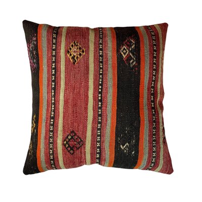 Turkish Kilim Rug Cushion Cover-AIV-1120372