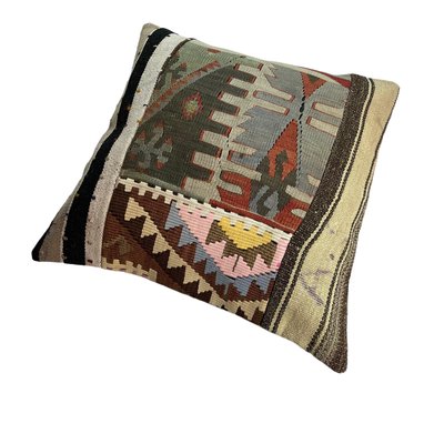 Turkish Kilim Rug Cushion Cover-AIV-1120373