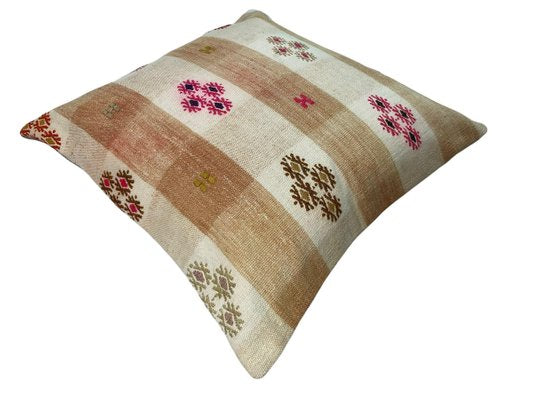 Turkish Kilim Rug Cushion Cover for Meditation Bench-AIV-1107975