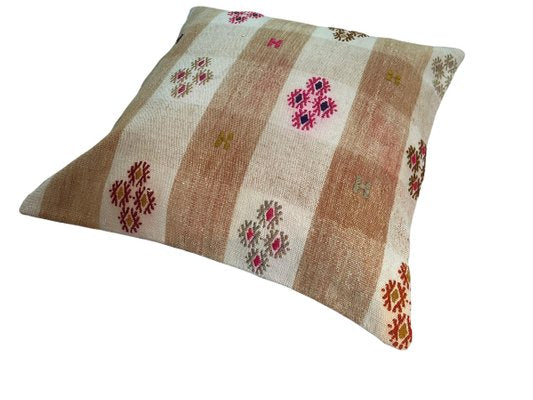 Turkish Kilim Rug Cushion Cover for Meditation Bench-AIV-1107975