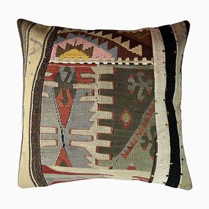 Turkish Kilim Rug Cushion Cover-AIV-1120373