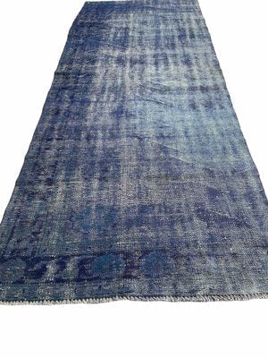 Turkish Narrow Wool Vintage Rug-AIV-920571