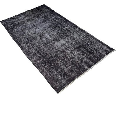 Turkish Over-Dyed Grey Rug in Wool-AIV-1333513