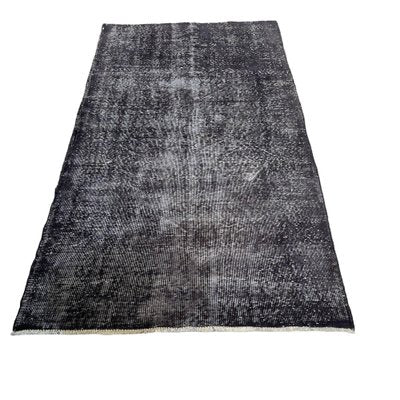 Turkish Over-Dyed Grey Rug in Wool-AIV-1333513