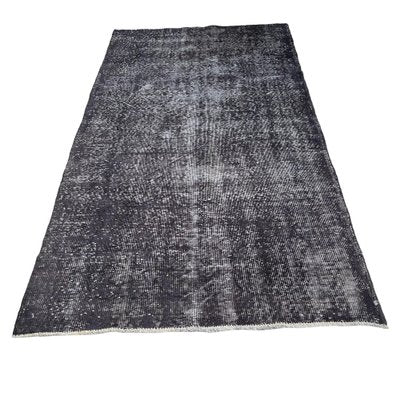 Turkish Over-Dyed Grey Rug in Wool-AIV-1333513