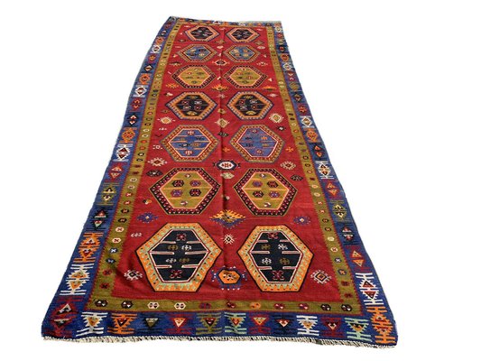 Turkish Sarkisla Kilim Rug, 1940s-AIV-1763463