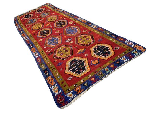 Turkish Sarkisla Kilim Rug, 1940s-AIV-1763463