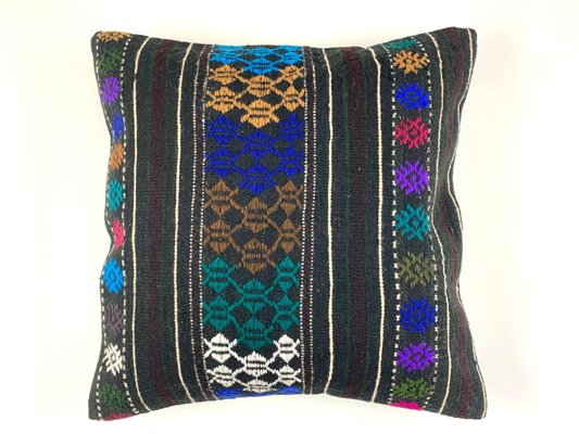 Turkish Tapis Kilim Pillow Cover-AIV-1341091