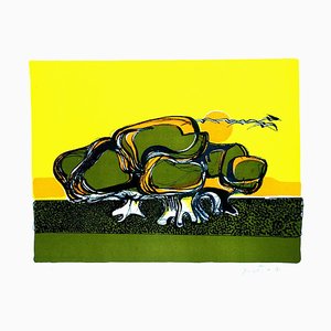 Turtle - Original Lithograph by Carlo Quattrucci - 1971 1971-ZCI-760358