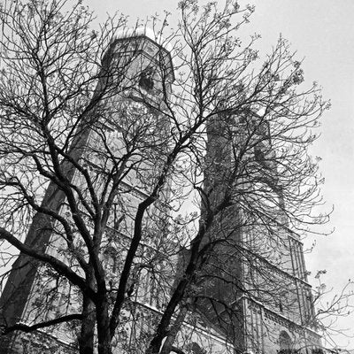 Twin Belfries of Munich Frauenkirche Church, Munich Germany, 1938-DYV-988709