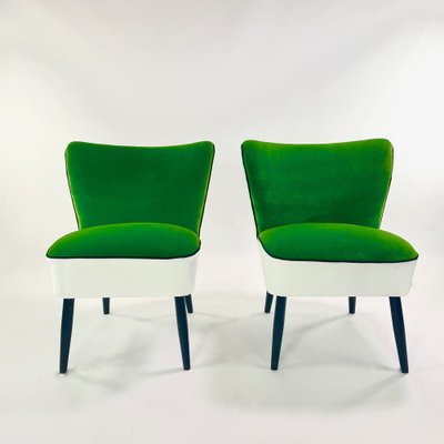 Two-Color Cocktail Armchairs, 1950s, Set of 2-PMQ-1705278