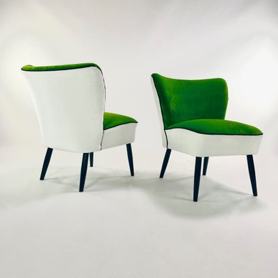 Two-Color Cocktail Armchairs, 1950s, Set of 2-PMQ-1705278