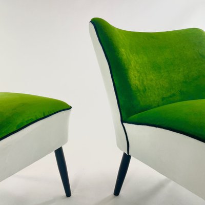 Two-Color Cocktail Armchairs, 1950s, Set of 2-PMQ-1705278