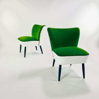 Two-Color Cocktail Armchairs, 1950s, Set of 2-PMQ-1705278