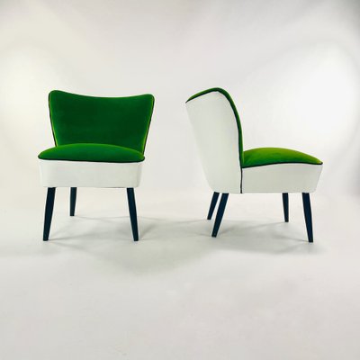 Two-Color Cocktail Armchairs, 1950s, Set of 2-PMQ-1705278