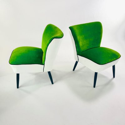 Two-Color Cocktail Armchairs, 1950s, Set of 2-PMQ-1705278