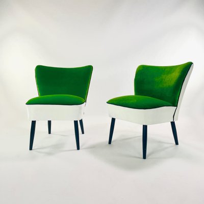 Two-Color Cocktail Armchairs, 1950s, Set of 2-PMQ-1705278