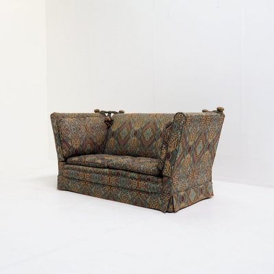 Two Seater Knole Sofa in Arts and Crafts Upholstery-SV-1756598