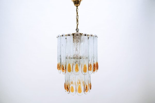 Two-Tier Murano Glass Pendant Light, 1960s-KQB-1175253