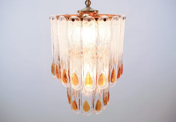 Two-Tier Murano Glass Pendant Light, 1960s-KQB-1175253