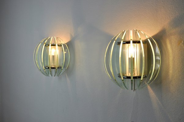 Two-Tone Sconces from Veca, Italy, 1970s, Set of 2-EJE-953914