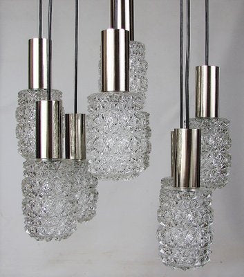 Type 421 Cascade Chandelier from Bankamp Leuchten, Neheum, 1960s-XHP-1402379