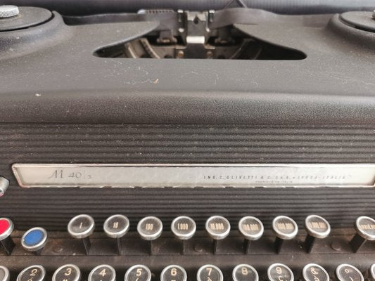 Typewriter from Olivetti, Italy, 1940s-OZE-1700508